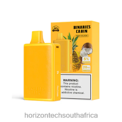 HorizonTech Vape - HorizonTech Binaries Cabin Disposable 20mL Pina Colada P28VT66