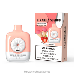 HorizonTech Vape - HorizonTech Binaries Cabin Disposable SE 12mL Strawberry Ice Cream P28VT132