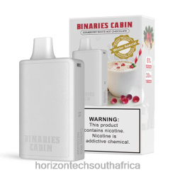 HorizonTech Vape South Africa - HorizonTech Binaries Cabin Disposable 20mL Cranberry White Hot Chocolate P28VT80
