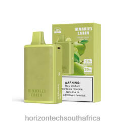 HorizonTech Vape South Africa - HorizonTech Binaries Cabin Disposable 20mL Green Grape Apple Ice P28VT56