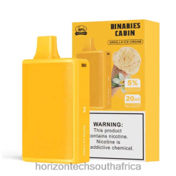 Horizon Tech Vape - HorizonTech Binaries Cabin Disposable 20mL Vanilla Ice Cream P28VT76