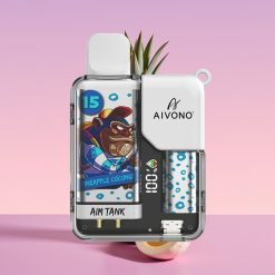 Aivono AIM-TANK 9500 Puffs 18ml LCD Pineapple Coconut 0-5% Nic 1.2ohm