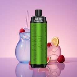 Al Fakher Crown Bar 8000 Puffs Disposable Vape Blue Razz Lemonade 18ml 5mg