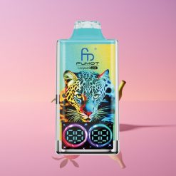 Fumot Leopard 40K Puffs Dual Mesh Strawberry Banana 0%-5% Nicotine 700mAh Type-C Digital Display