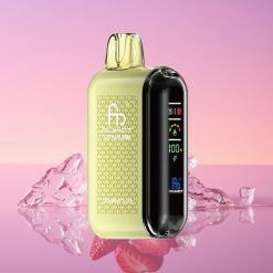 Fumot Tornado 20000 Puffs Strawberry Ice Disposable Vape with Dual Mesh Coil, 20ml E-liquid, 850mAh Battery, Smart Display, Airflow Control