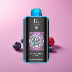Fumot Tornado 25000 Puffs HD Screen Rechargeable 20ml Blueberry Raspberry
